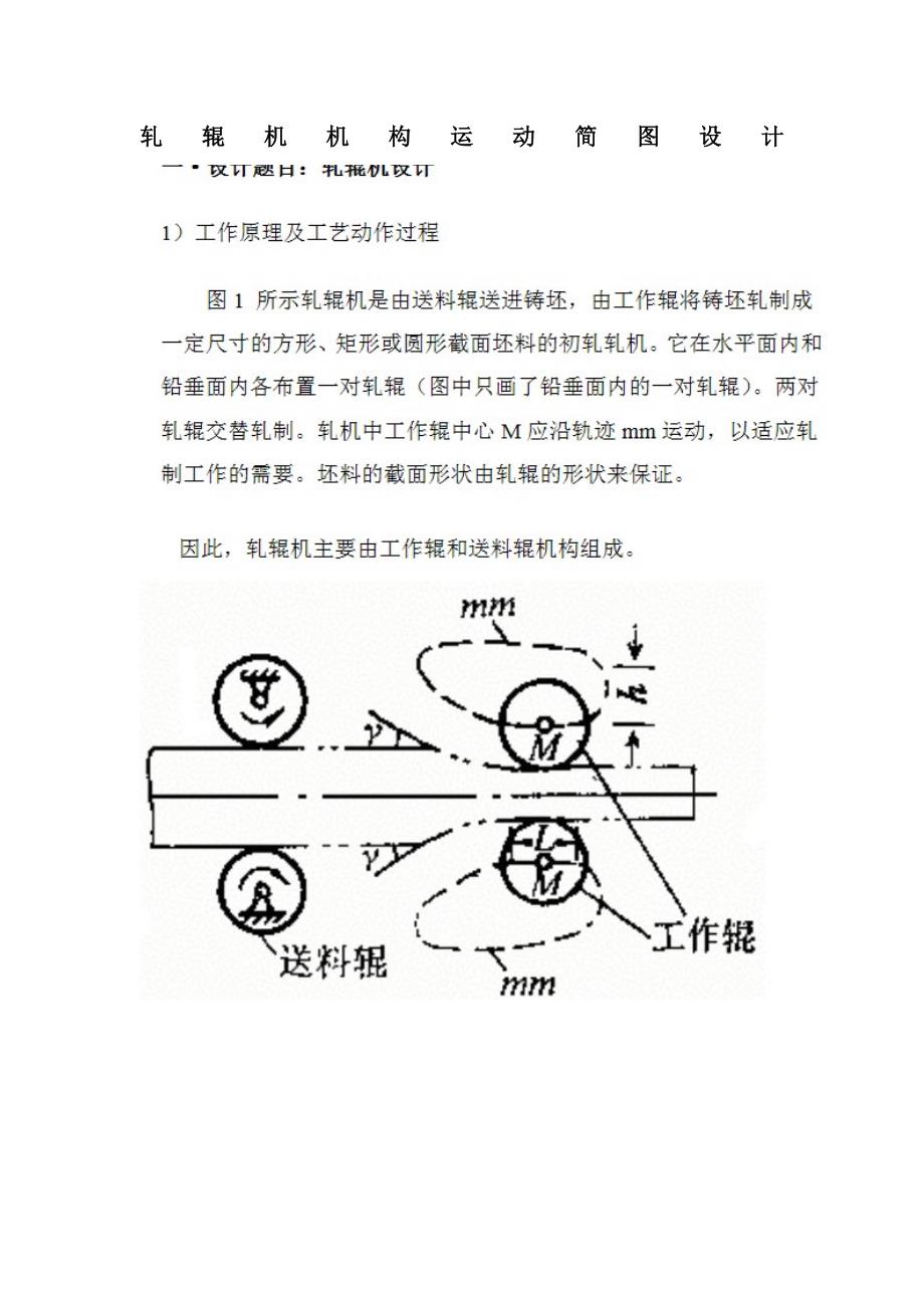 2017年整理轧辊机工作原理及其设计方法