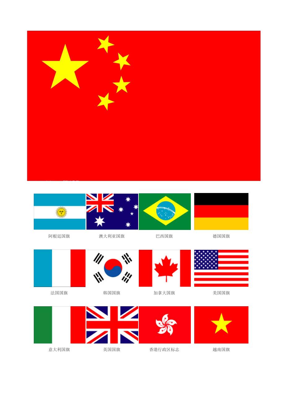 世界各国国旗图片及含义