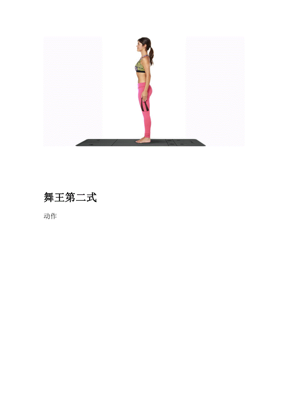 全套瑜伽舞王式动作分解