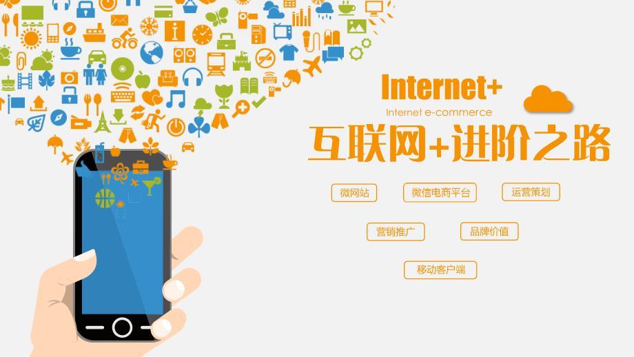 【动态】互联网+电商路演融资网络营销推广PPT